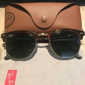Ray-Ban CLUBMASTER CLASSIC Sunglasses in Tortoise